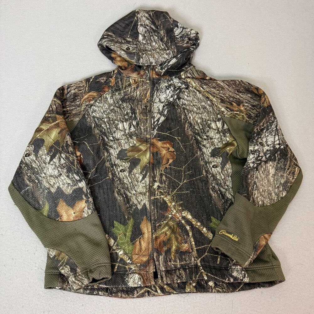 Gamehide Camo Hunting Jacket Hoodie XL Polyester Full Zip Outdoor Mens